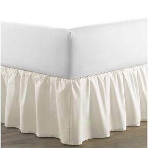 Laura Ashley Elegant Cream Bed Skirt-TWIN